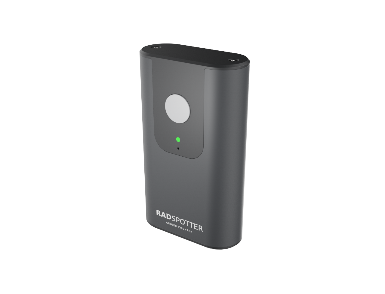 The Radspotter Geiger counter in graphite